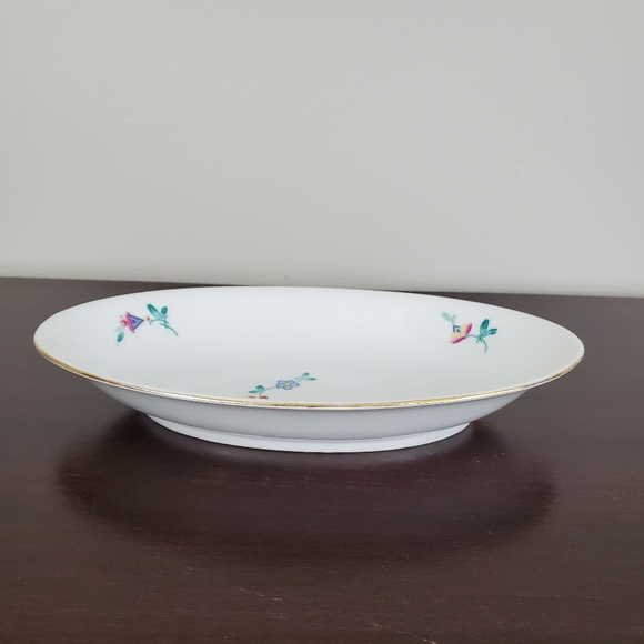 Vintage Union K Mepoco Trinket Floral Dish - Picture 2 of 8
